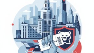 Современная иллюстрация на тему обжалования штрафов ГИБДД Москвы, тренды 2026 года.